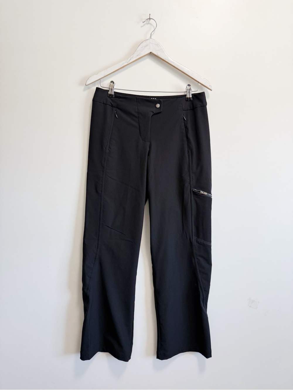 TITLE NINE Genie Black Hiking Pants Women’s Size 4 Soft Shell
